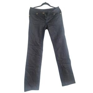 Gucci Mens Dark Wash Straight Leg Denim Jeans Made in Italy Size 8-10 US Indigo